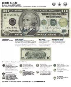 Billete de $10 (2000-2006)
